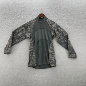Massif Army Combat Shirt Mens Medium ACU Digital Camo Flame Resistant Pads